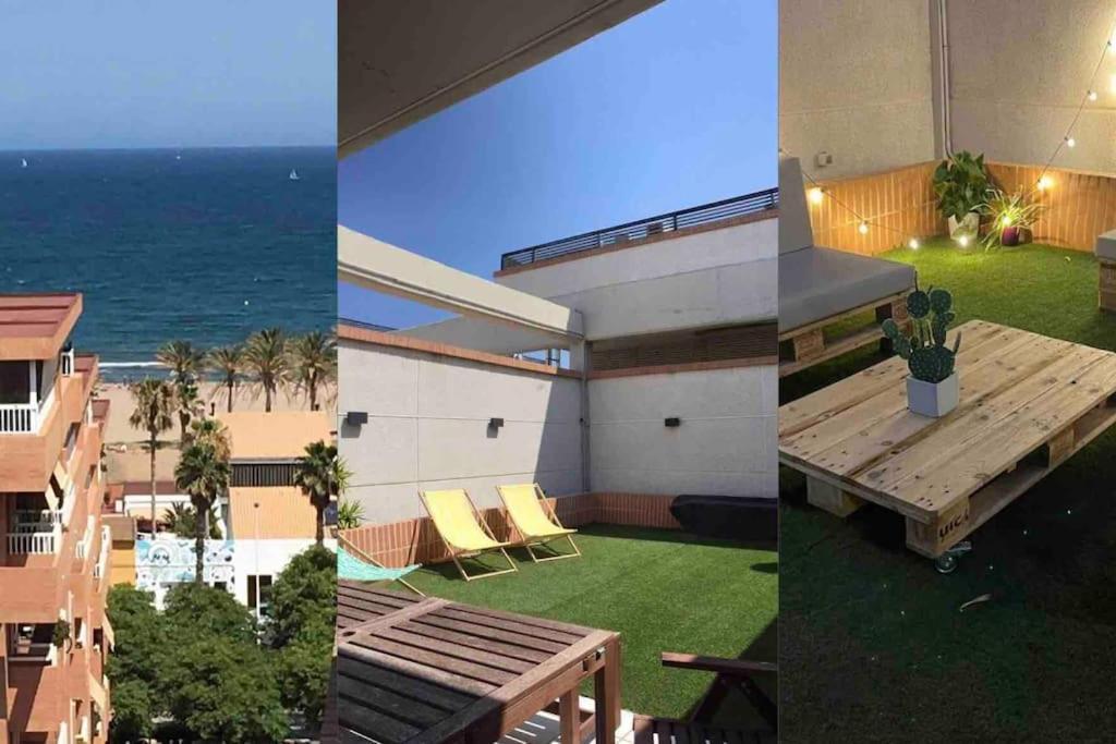 Апартаменти Valencia Atico Playa Patacona. Parking Incluido Екстер'єр фото