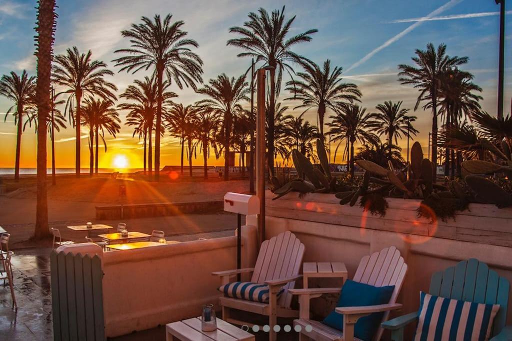 Апартаменти Valencia Atico Playa Patacona. Parking Incluido Екстер'єр фото